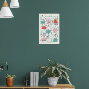 Affiche Calendrier 2026 Notes de Chimie