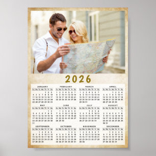 Affiche Calendrier 2026 Photo personnalisée