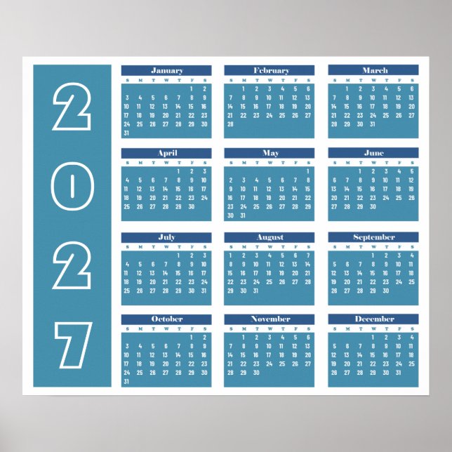 Affiche Calendrier 2027 (Devant)