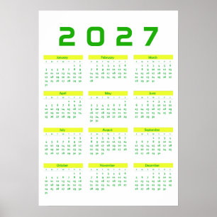 Affiche Calendrier 2027