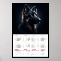 Calendrier allemand Shepherd 2025