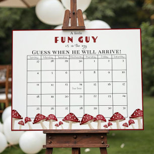 Affiche Calendrier de Date de Naissance de la Fête Bébé Ch