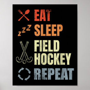 Affiche Calendrier de hockey sur gazon Sports de plein air