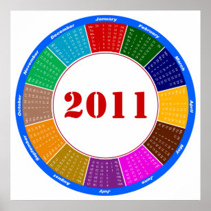 Affiche Calendrier de la circulaire 2011