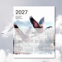 Calendrier de la faune et de la nature des oies ca
