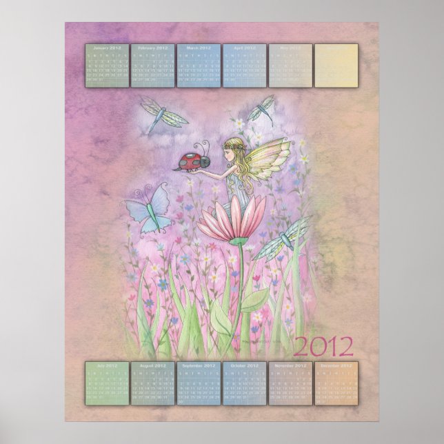 Affiche Calendrier de l'année 2012 de Fariy (Devant)