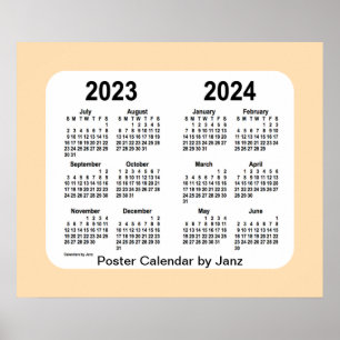 Affiche Calendrier de l'année scolaire 2023-2024 du blé pa