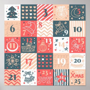 Affiche Calendrier de l'arrivée