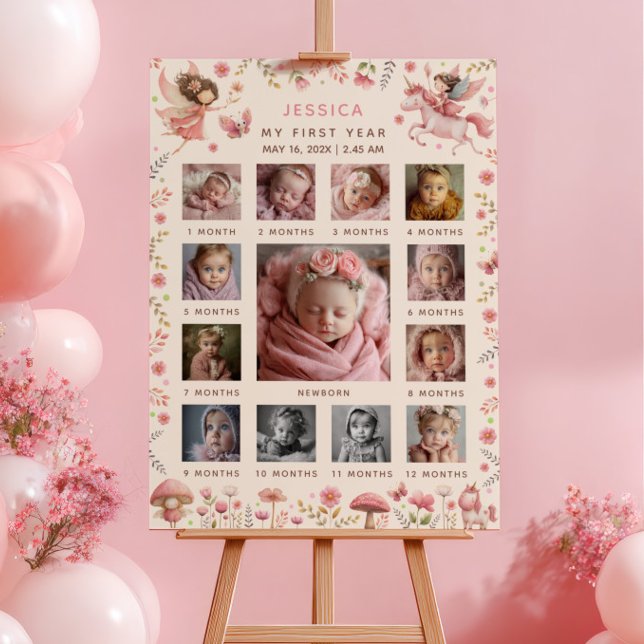 Affiche Calendrier de photos du premier anniversaire de la (Créateur téléchargé)