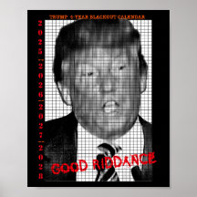 CALENDRIER DES 4 ANS DE BLACKOUT DE TRUMP