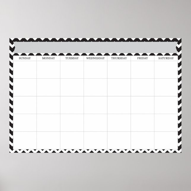Affiche Calendrier Géant (Devant)