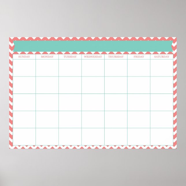 Affiche Calendrier géant (Devant)