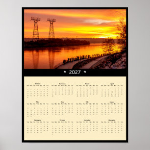 Affiche Calendrier mural 2027 de Conowingo Sunrise