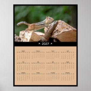 Affiche Calendrier mural 2027 de Tamia - Petit ami de la f