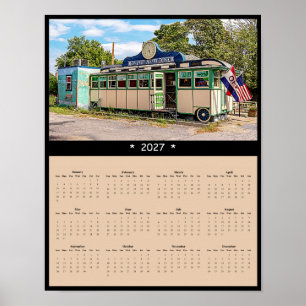 Affiche Calendrier mural 2027 du diner Port Henry - Adiron