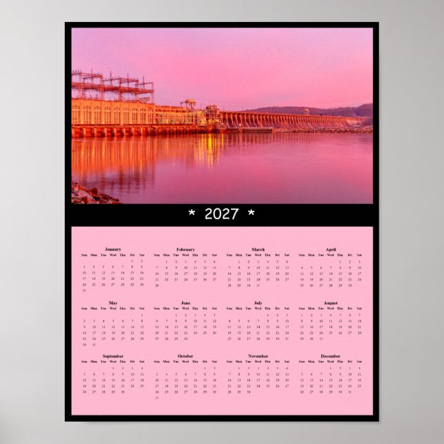 Affiche Calendrier mural Conowingo 2027 - Lever de soleil  (Devant)