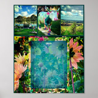 Affiche Calendrier mural vignoble 2026