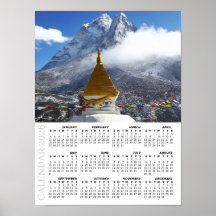 Calendrier Népal 2026, Ama Dablan, Sagarmatha