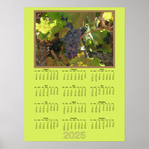 Affiche Calendrier - Raisins sur la Vigne 2025