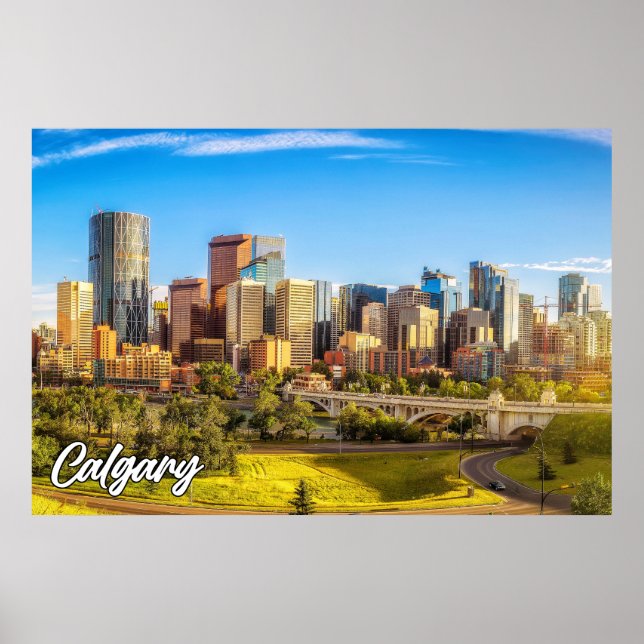 Affiche Calgary, Alberta, Canada (Devant)