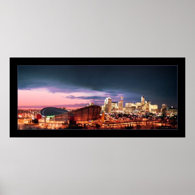 Affiche Calgary Chinook & Sunset (Devant)