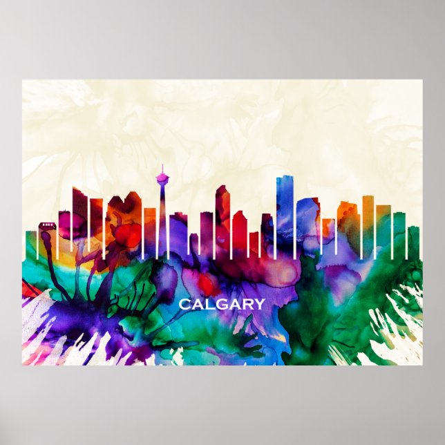 Affiche Calgary Skyline (Devant)