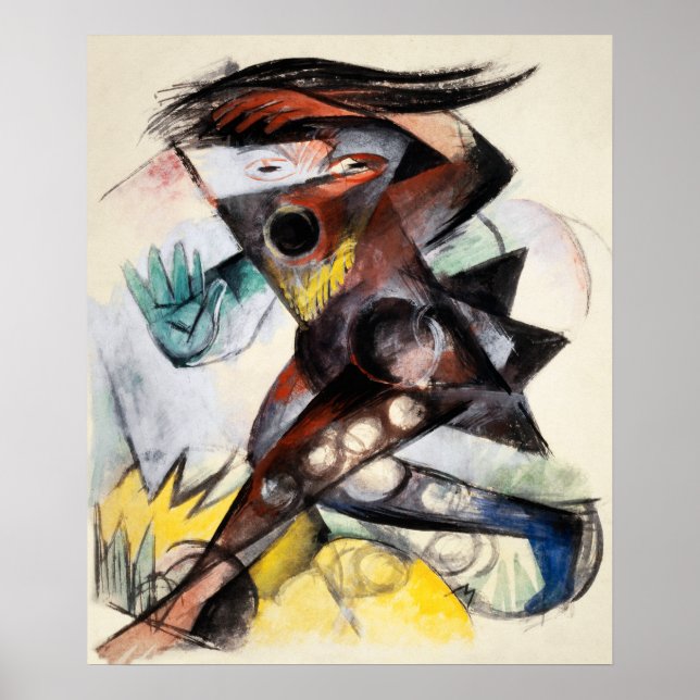 Affiche Caliban - Figurine pour "la Tempête" (Devant)