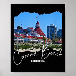 Affiche California Coronado Island _ Coronado Beach
