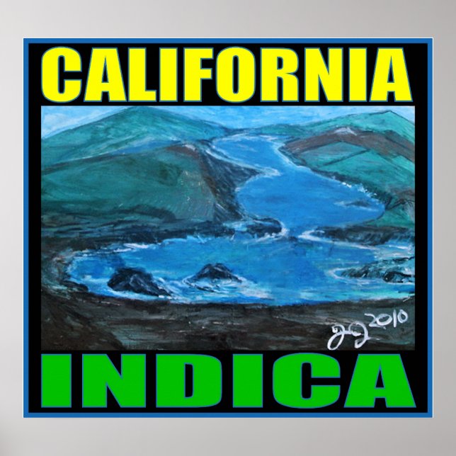 AFFICHE CALIFORNIA INDICA (Devant)