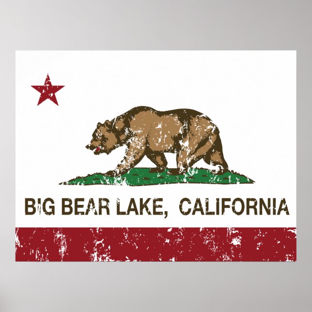 Affiche California Republic Big Bear Lake (Devant)