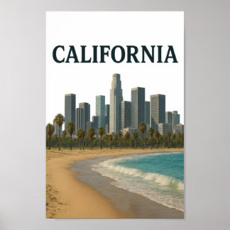 Affiche CALIFORNIA Wall Art