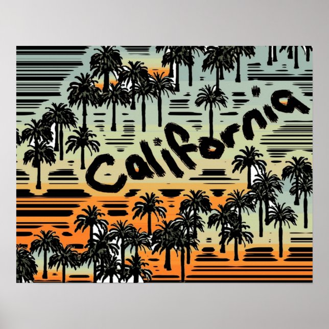 Affiche Californie (Devant)