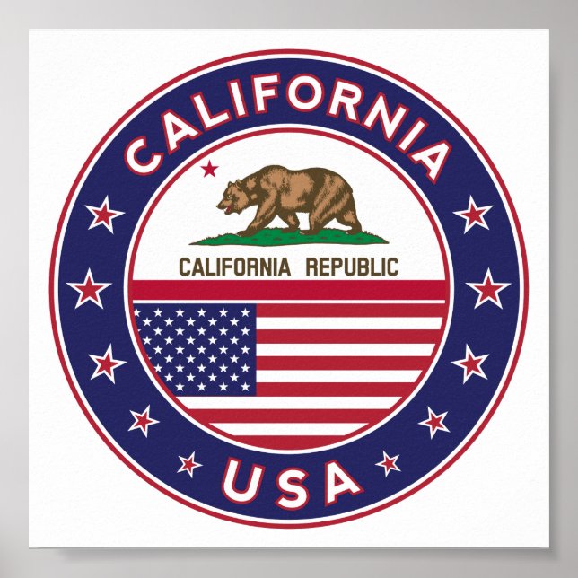 Affiche Californie (Devant)