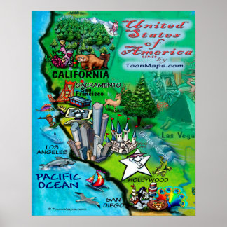 Affiche Californie