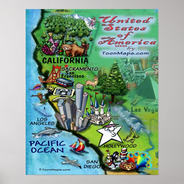Affiche Californie (Devant)