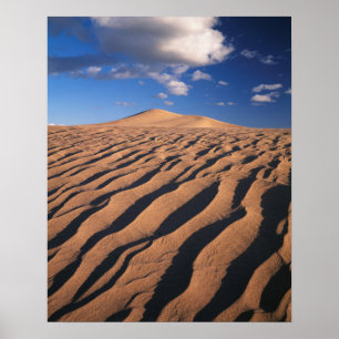 Affiche Californie, Dumont Dunes dans le désert des Mojave