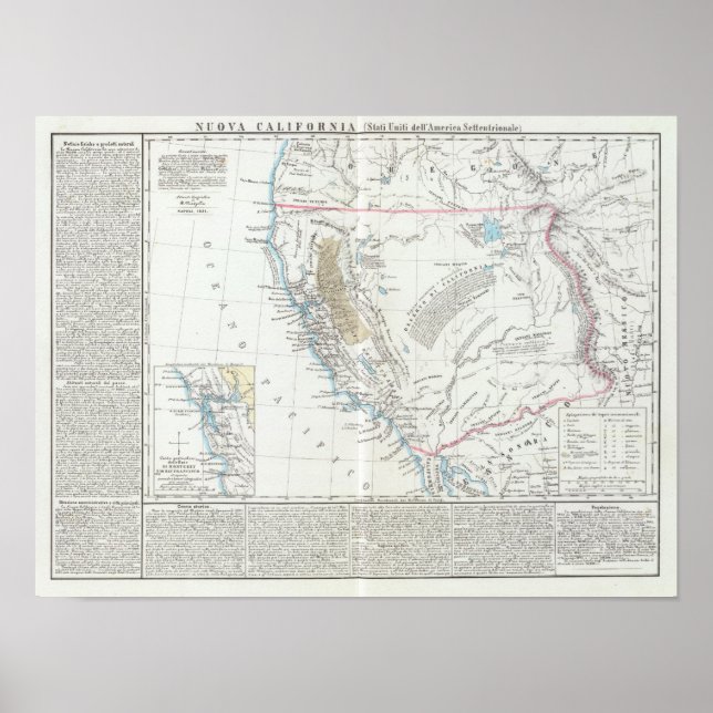 Affiche Californie États-Unis (Devant)