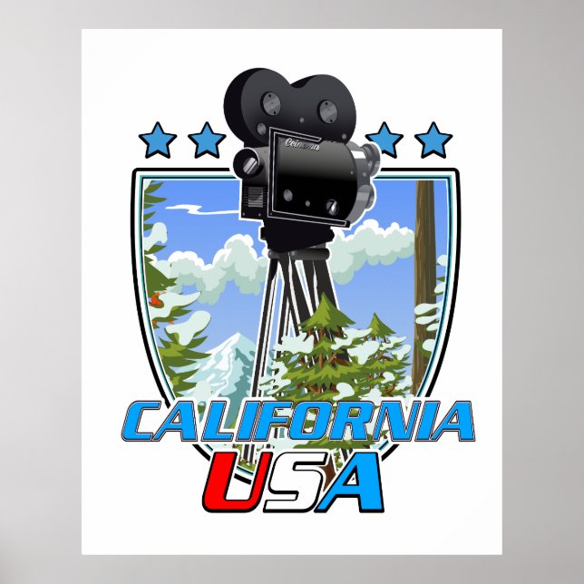 Affiche Californie États-Unis (Devant)