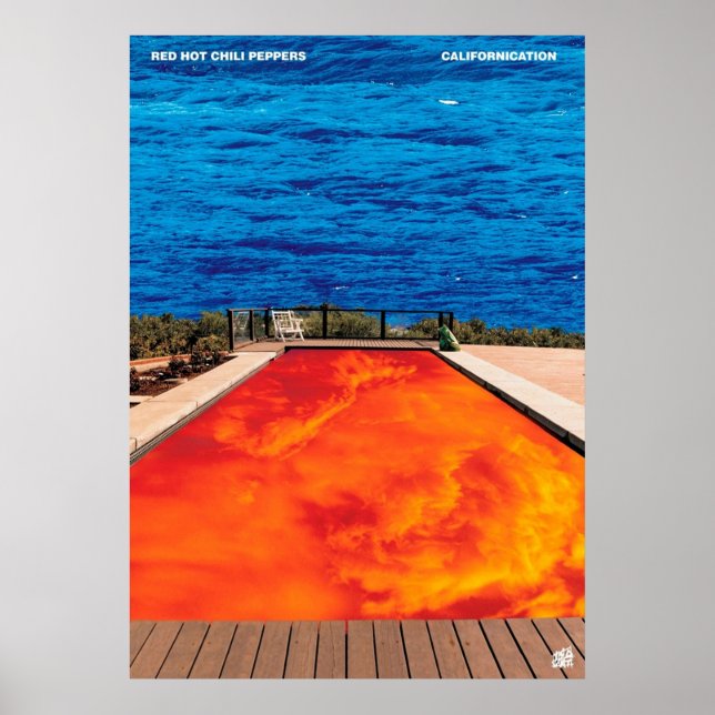 Affiche CALIFORNIE Housse d'album étendue de taille A3