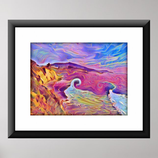 Affiche Californie Imaginaire Seashore (Devant)