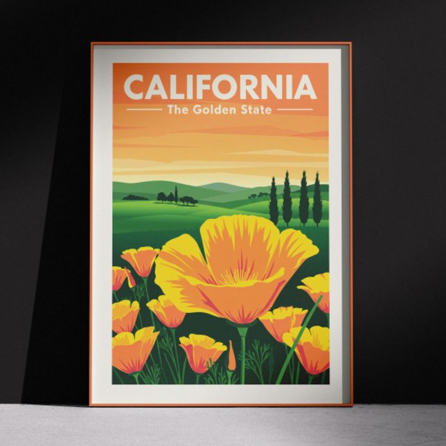 Affiche Californie vintage (Créateur téléchargé)