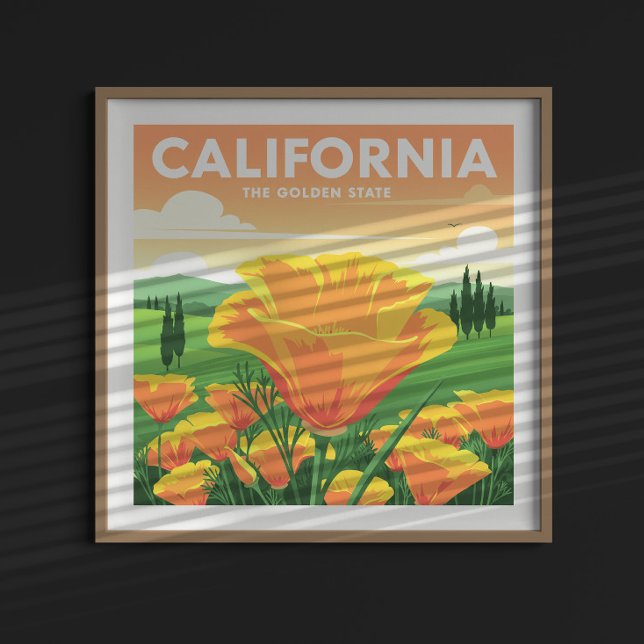 Affiche Californie vintage (Créateur téléchargé)