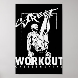 Affiche Calisthenics "Street Workout" Muskeltraining