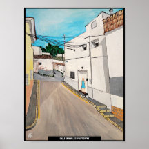 Calle Cabanilles Peinture d'Alfred Fox