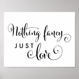 Affiche Calligraphie du Sud Rien de fantaisie Juste un sig