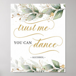 Affiche Calligraphie eucalyptus croyez-moi vous pouvez dan