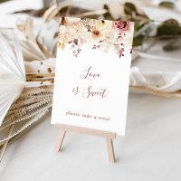 Calligraphie L'amour floral gracieux est signe dou