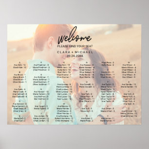 Affiche Calligraphie lunaire Diagramme de siège photo dé