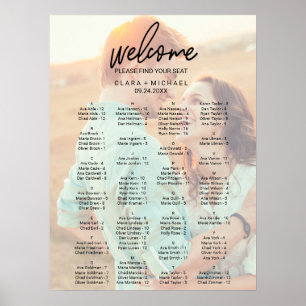 Affiche Calligraphie lunaire Diagramme de siège photo dé