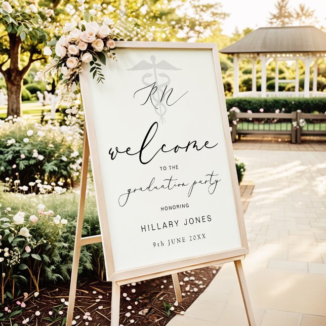 Affiche Calligraphie moderne de la partie de diplôme de la (Créateur téléchargé)